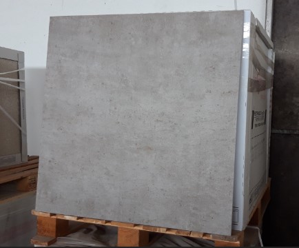 Fliese Großformat, Feinsteinzeug Backstage Acero 75 x 75 cm
Lieferung und Verlegung auch im Umkreis von Karlsruhe, Heidelberg, Mannheim